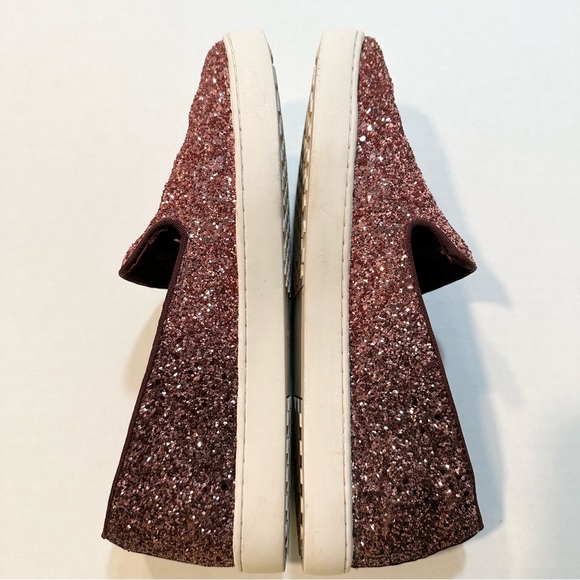 Birdies The Swift Rose Sparkle Slip On Sneaker Pink Glitter Ombré, Size 8 - Picture 8 of 10